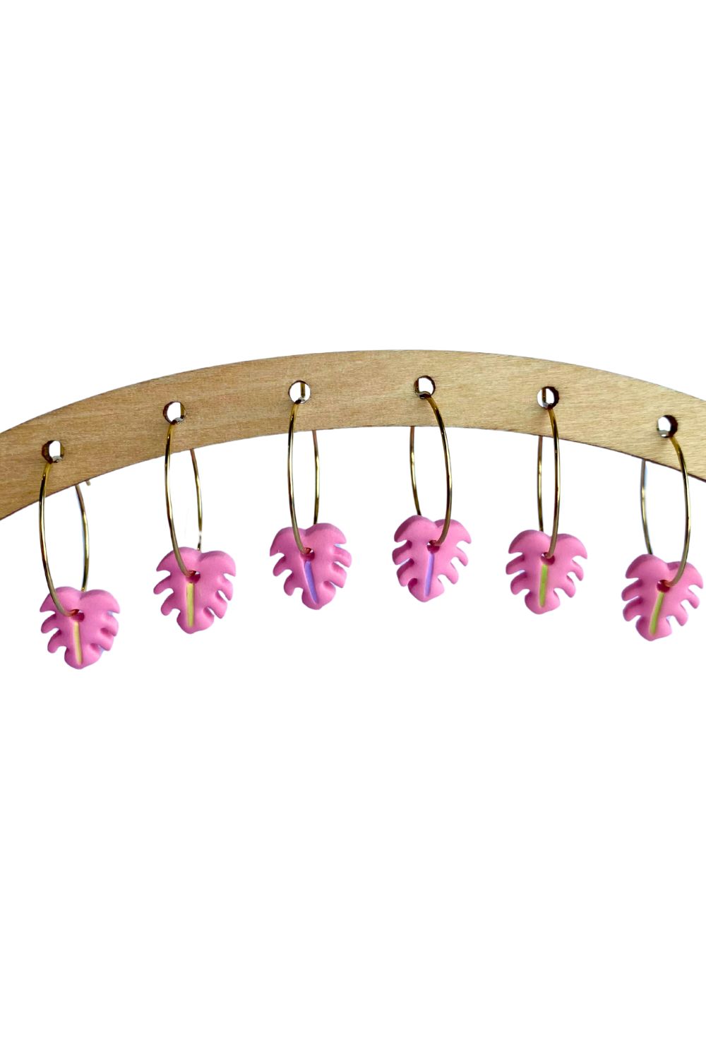 Mini Monstera Leaf - Spring Pink